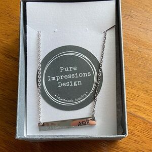 Alpha Omega Epsilon Necklace